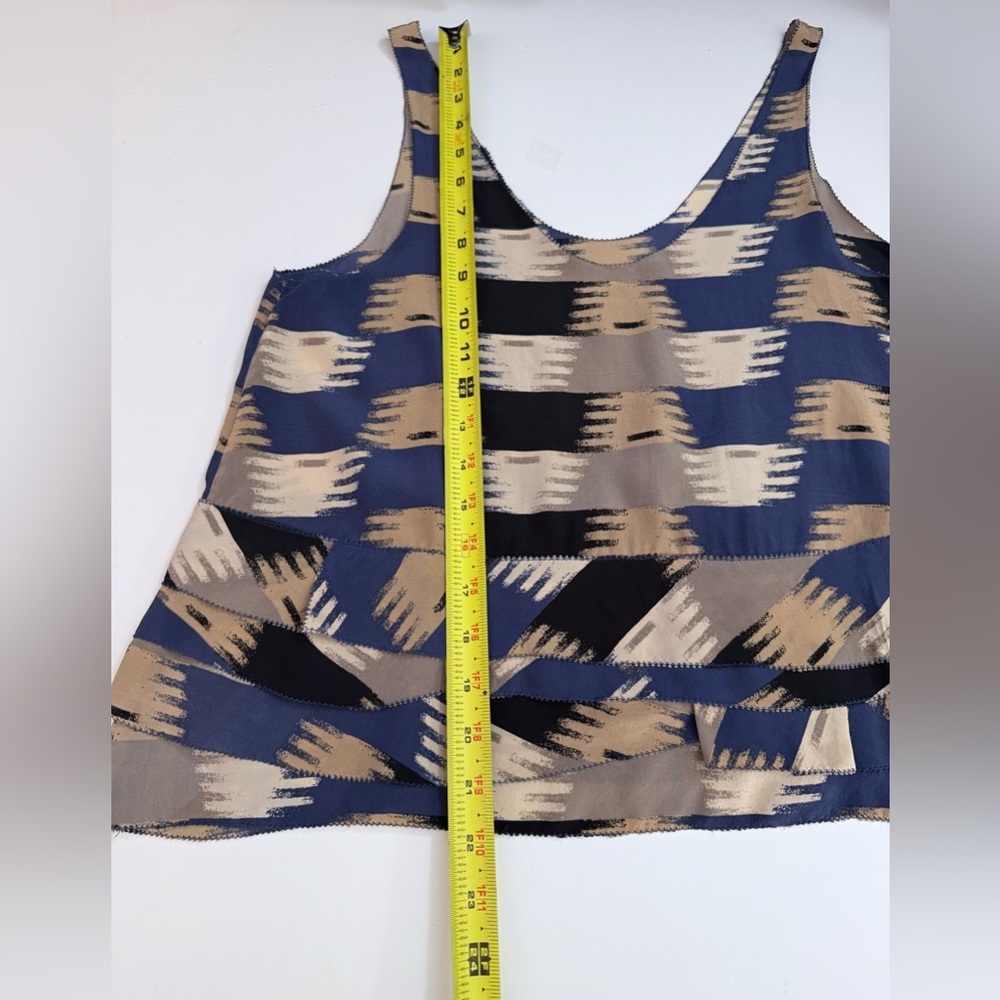 NWOT 3.1 PHILIP LIM 100% Silk Blouse Womens 8 Tiered Ruffled Tunic Tank Top - Picture 14 of 14
